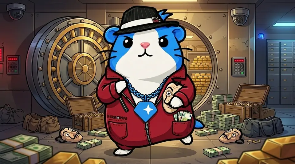 Gramster in a heist vault scene
